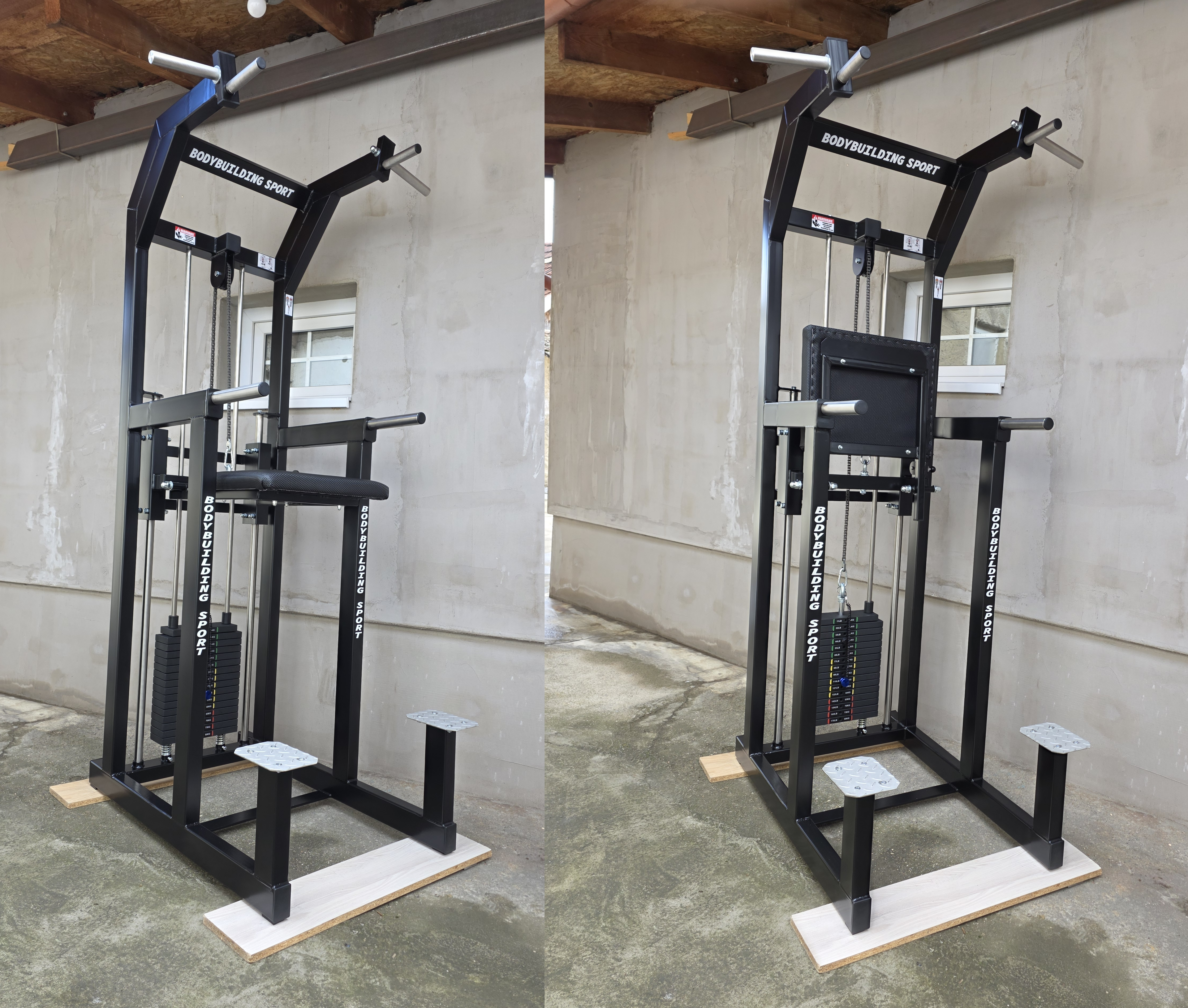 Hrazda bradlá s dopomocou + tehličky